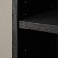 BILLY Bookcase, black oak effect, 80x28x106 cm