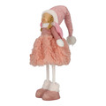 Decorative Figure Angel Christmas LED 69cm, pink