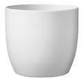 Ceramic Plant Pot GoodHome 19 cm, white