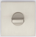 Gamet Door Escutcheon, square, brushed nickel