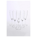 SVALKA Champagne flute, 6 pack