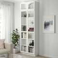 BILLY / OXBERG Bookcase, white, 80x237x30 cm