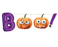 Halloween Paper Garland Boo 150cm