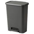 KNÖCKLA Pedal bin, dark grey, 50 l