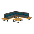 GoodHome Garden Outdooor Sofa 2-seat Moala