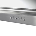 OMNEJD Ceiling-mounted extractor hood, stainless steel, 90 cm