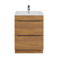 GoodHome Wash-basin Cabinet Imandra 60 cm, walnut