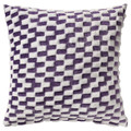 BLÅSKATA Cushion cover, purple/patterned, 50x50 cm