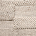 BRÖNDEN Rug, low pile, handmade beige, 133x195 cm