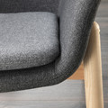 VEDBO Armchair, Gunnared dark grey