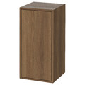 EKET Cabinet w door and 1 shelf, brown/walnut effect, 35x35x70 cm