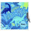 Diary with Padlock Dino