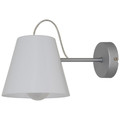 GoodHome Wall Lamp Syenite 1-p E27, silver