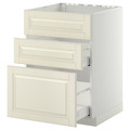 METOD/MAXIMERA Base cab f sink+3 fronts/2 drawers. Off-white-white, 60x60 cm