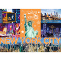 Trefl Jigsaw Puzzle Neon Color Line New York City 1000pcs 12+