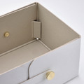SPINNROCK Box with compartments, white, 25x16x10 cm