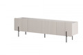 TV Cabinet Malmi 200 cm, cashmere, crema bianca, black