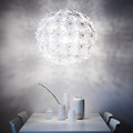 GRIMSÅS Pendant lamp, white, 55 cm