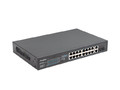 Lanberg Switch 16X 100MB POE+/2X Combo Unmanaged Rack 19" Gigabit Ethernet 250W