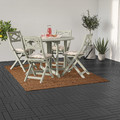 LYDERSHOLM Rug flatwoven, in/outdoor, medium brown, 160x230 cm