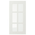 STENSUND Glass door, white, 30x60 cm