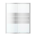 GoodHome Sliding Shower Door Beloya 160 cm, chrome/mirror glass