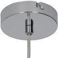 GoodHome Pendant Lamp Phaidros E27, chrome