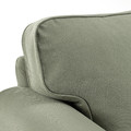 EKTORP Corner sofa, 4-seat, Hakebo grey-green