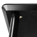 LISABO / LISABO Table and 4 chairs, black/black, 140x78 cm