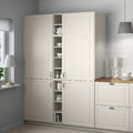 TORNVIKEN Open cabinet, off-white, 20 x 37 x 80 cm