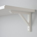 TRANHULT / SANDSHULT Wall shelf, white stained aspen, 120x30 cm