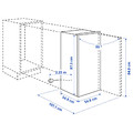 DJUPFRYSA Freezer, IKEA 300 integrated, 98 l