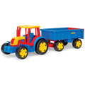 Giant Tractor and Trailer Set 120cm, assorted colours, 12m+