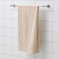 VINARN Bath towel, light grey/beige, 70x140 cm