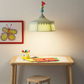 TROLLBO Pendant lamp, light green, 37 cm