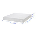 ÅNNELAND Foam mattress, firm/white, 180x200 cm