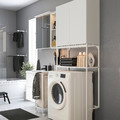 ENHET Laundry, white, 180x43x204 cm