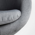 SKRUVSTA Swivel chair, Vissle grey