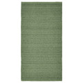 TIDTABELL Rug, flatwoven, green, 80x150 cm