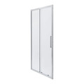 Sliding Shower Door Zilia 160 x 200 cm, inox/transparent