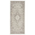 VEDBÄK Rug, low pile, light grey, 80x180 cm