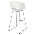 Bar Stool Shell, white