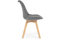 Upholstered Dining Chair Bolonia Lux, graphite