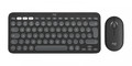 Logitech Keyboard and Mouse Pebble Combo for Mac, graphite