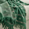 SVINROT Throw, dark green, 130x170 cm