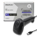 Qoltec Laser Barcode Reader 1D CCD USB