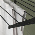 BOAXEL Drying rack, anthracite, 80x40 cm