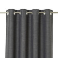 Block-out Curtain GoodHome Novan 140x260cm, dark grey