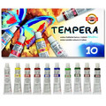 Koh-i-Noor Tempera Paints 10 Colours x 16ml