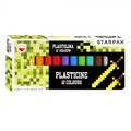 Starpak Plasticine 12 Colours Pixel Game